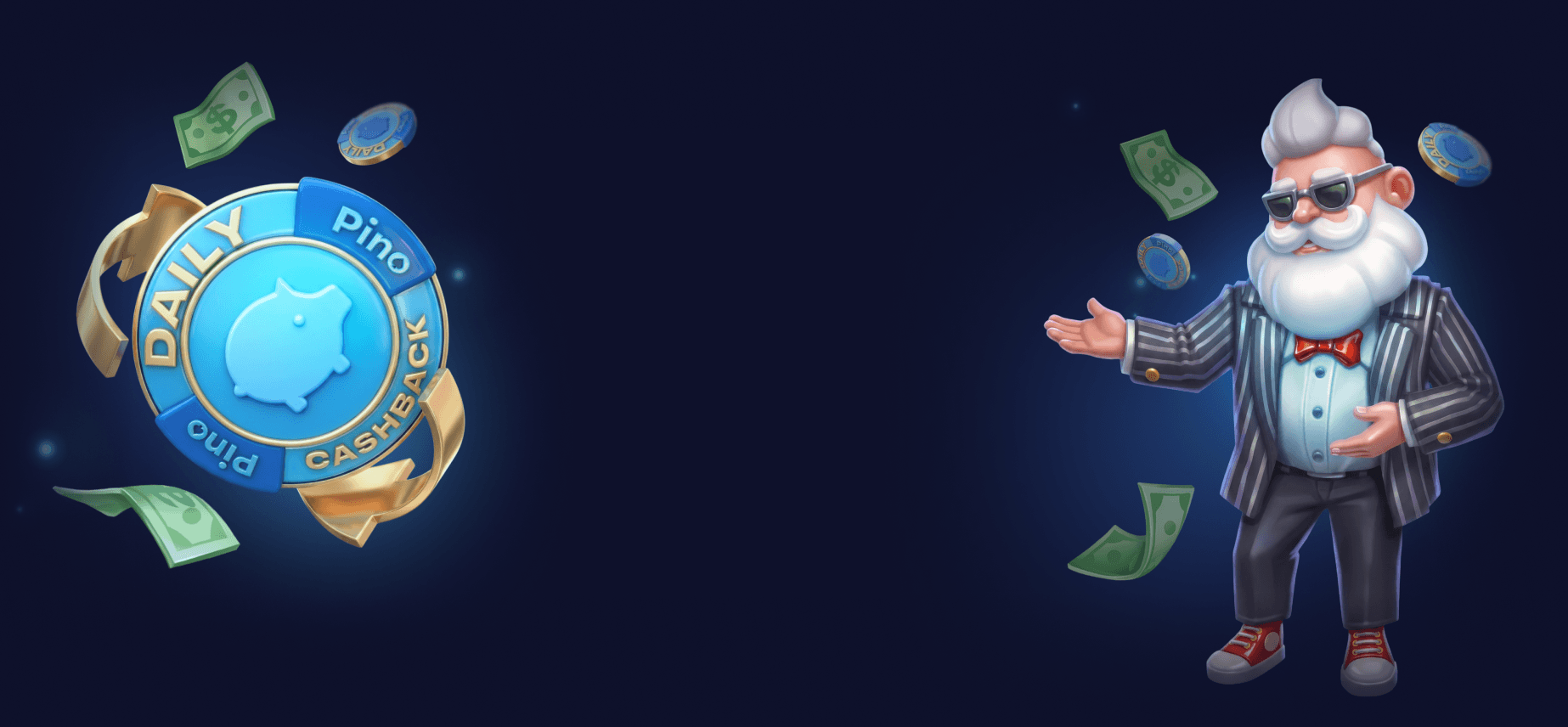 PinoCasino App — Daily Cashback up to 20%